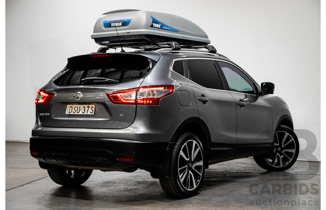 9/2017 Nissan Qashqai TI J11 4d Wagon Gun Grey Metallic 2.0L