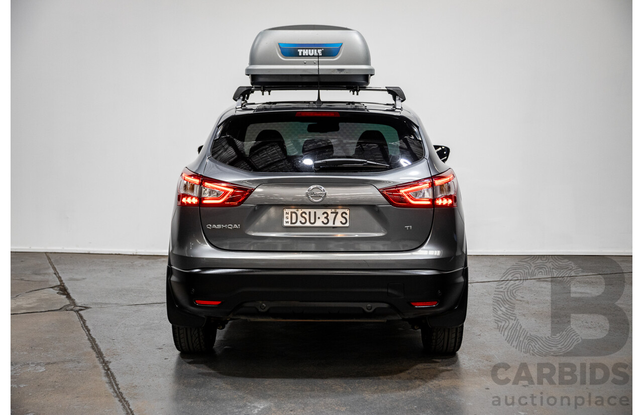 9/2017 Nissan Qashqai TI J11 4d Wagon Gun Grey Metallic 2.0L