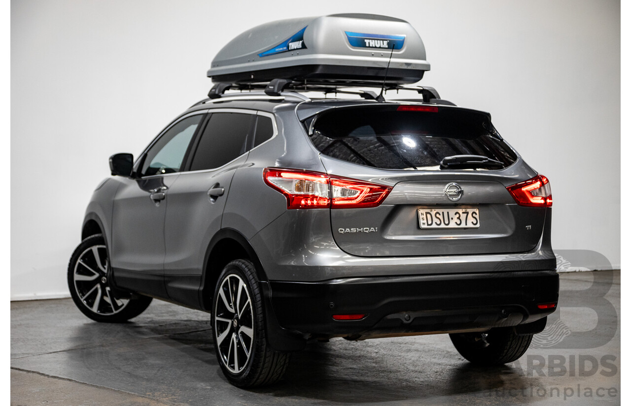 9/2017 Nissan Qashqai TI J11 4d Wagon Gun Grey Metallic 2.0L