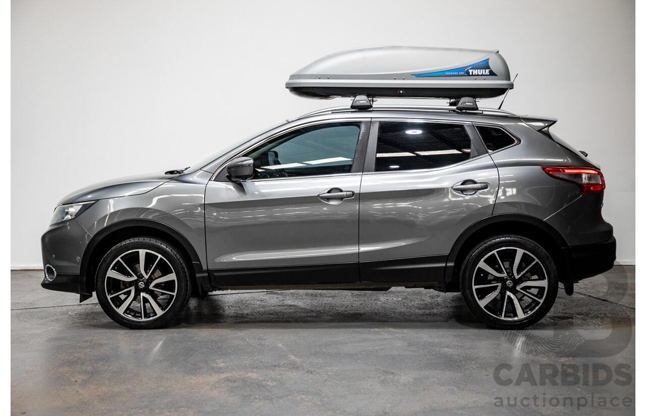 9/2017 Nissan Qashqai TI J11 4d Wagon Gun Grey Metallic 2.0L