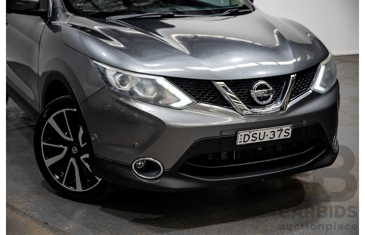 9/2017 Nissan Qashqai TI J11 4d Wagon Gun Grey Metallic 2.0L