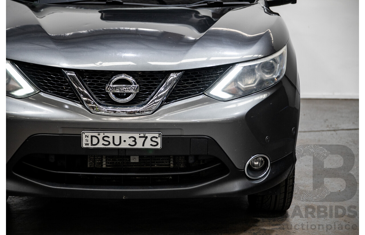 9/2017 Nissan Qashqai TI J11 4d Wagon Gun Grey Metallic 2.0L