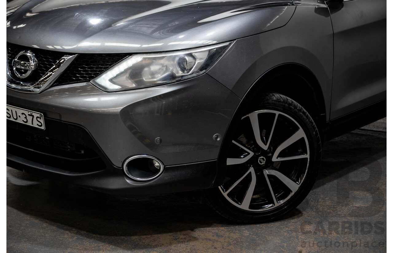 9/2017 Nissan Qashqai TI J11 4d Wagon Gun Grey Metallic 2.0L