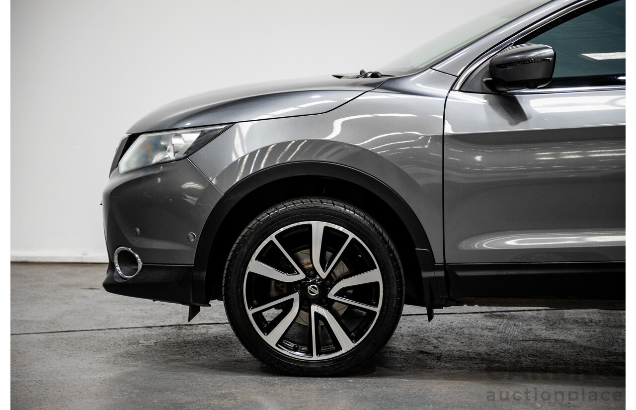 9/2017 Nissan Qashqai TI J11 4d Wagon Gun Grey Metallic 2.0L
