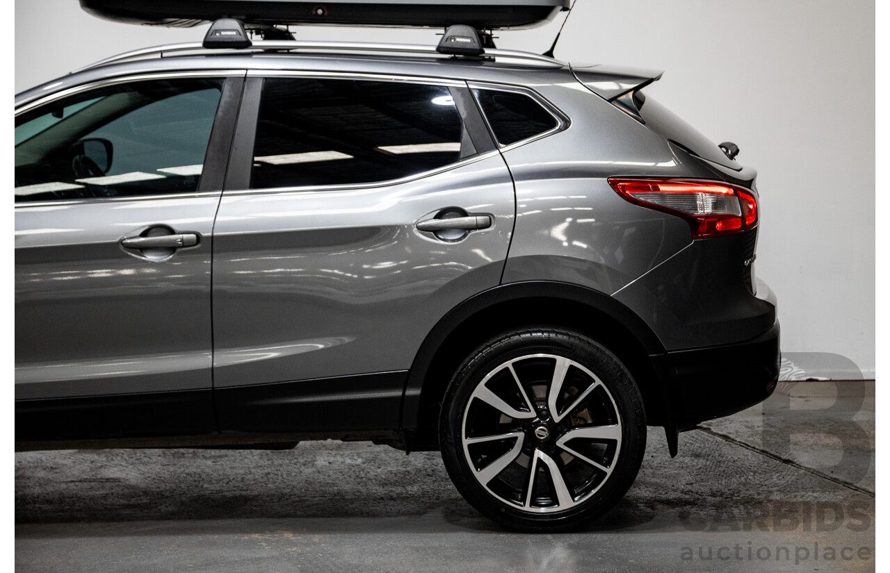 9/2017 Nissan Qashqai TI J11 4d Wagon Gun Grey Metallic 2.0L
