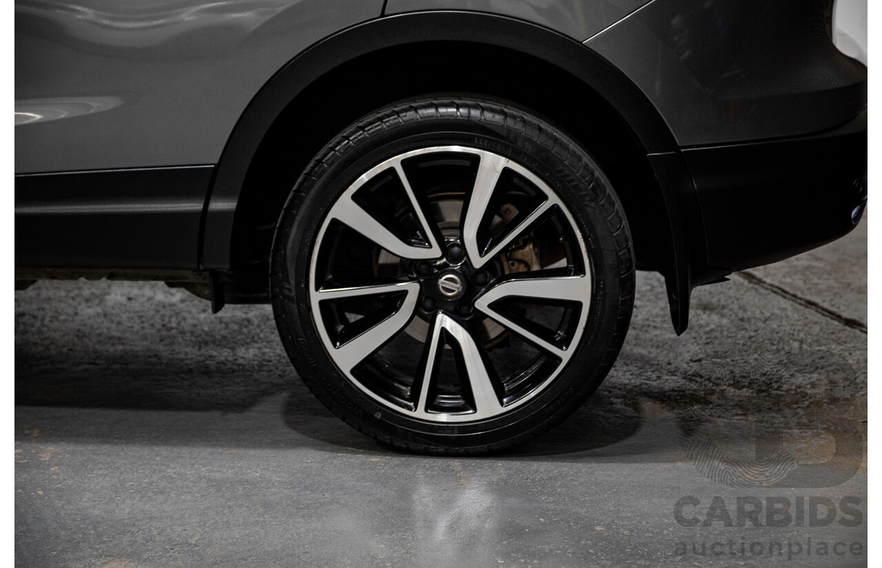 9/2017 Nissan Qashqai TI J11 4d Wagon Gun Grey Metallic 2.0L