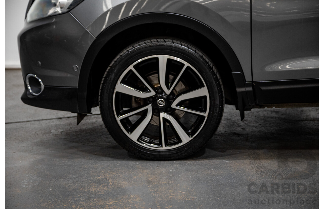 9/2017 Nissan Qashqai TI J11 4d Wagon Gun Grey Metallic 2.0L