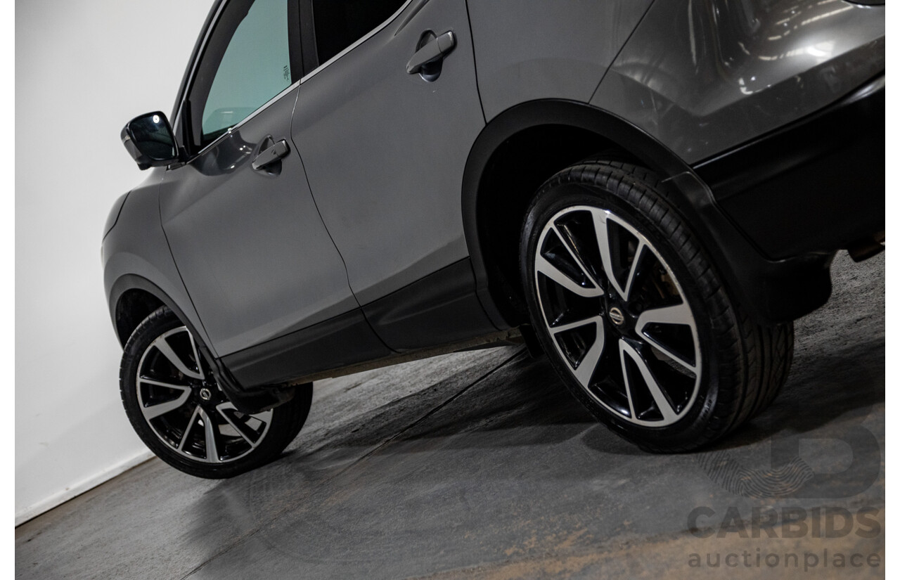 9/2017 Nissan Qashqai TI J11 4d Wagon Gun Grey Metallic 2.0L