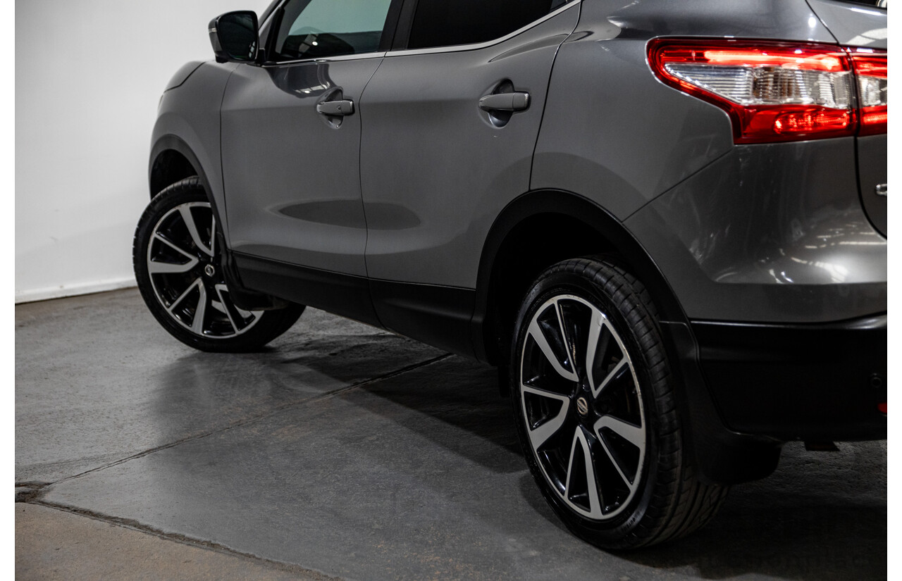 9/2017 Nissan Qashqai TI J11 4d Wagon Gun Grey Metallic 2.0L