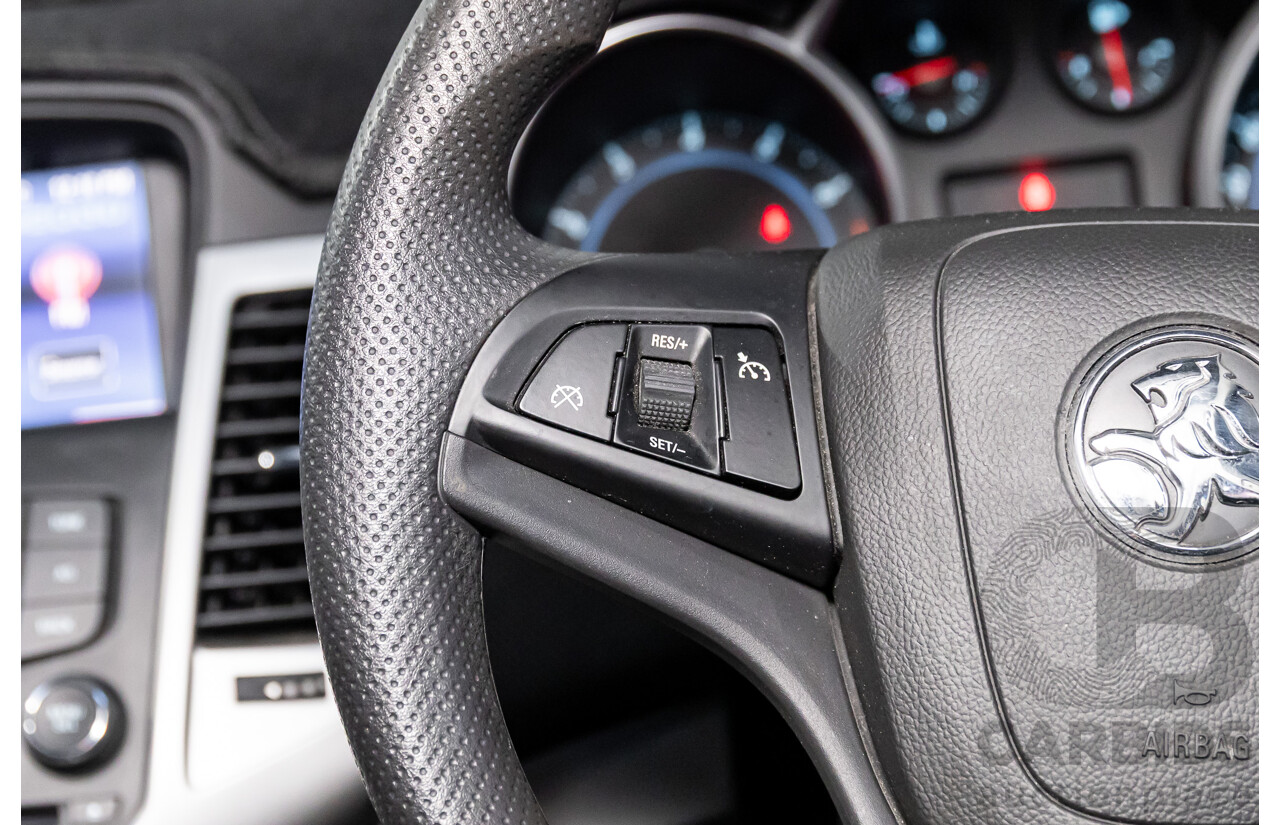 9/2015 Holden Cruze Equipe JH MY15 5d Hatchback White 1.8L