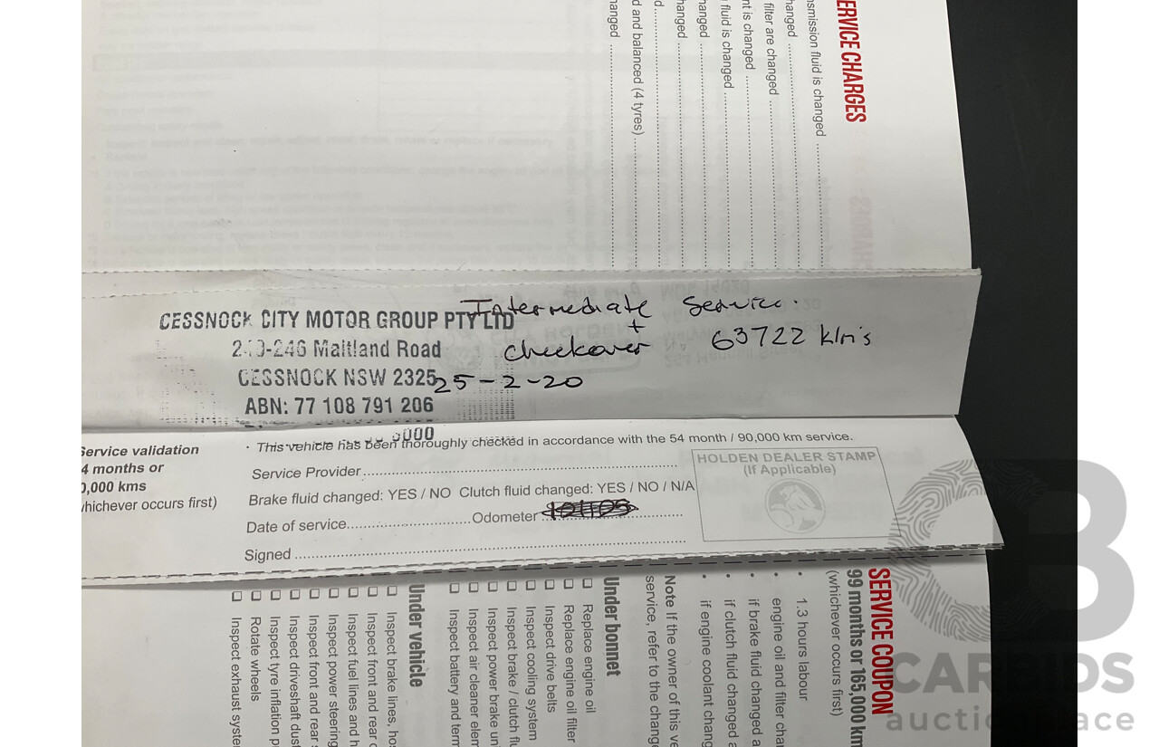 9/2015 Holden Cruze Equipe JH MY15 5d Hatchback White 1.8L