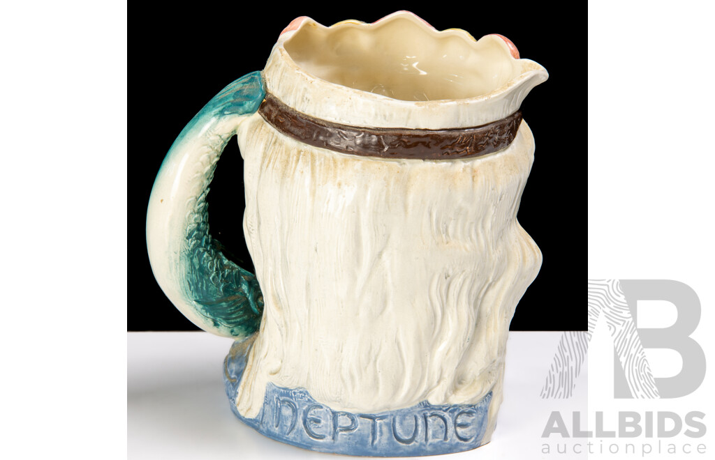 Vintage English Royal Doulton Neptune Character Jug, D6548