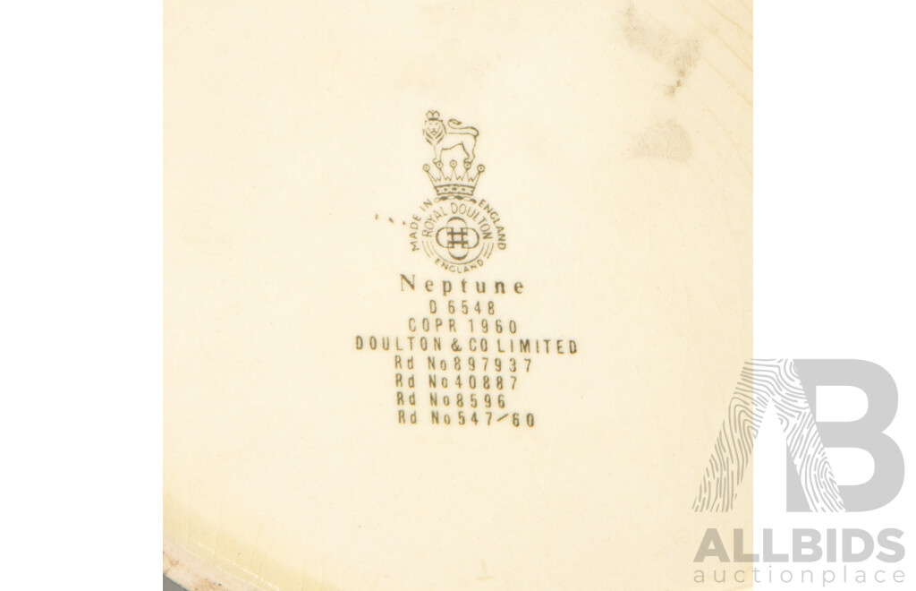 Vintage English Royal Doulton Neptune Character Jug, D6548