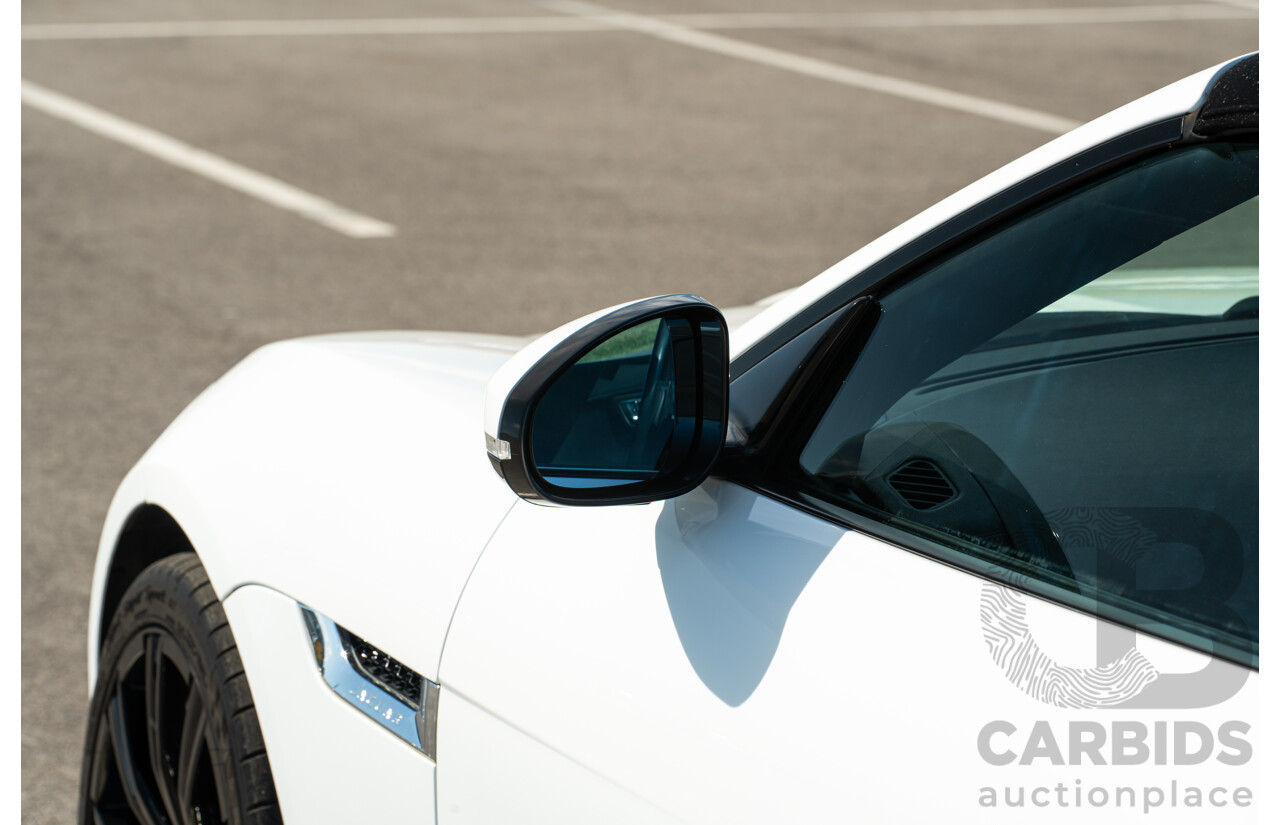 8/2013 Jaguar F-Type X152 2d Roadster Polaris White Supercharged V6 3.0L