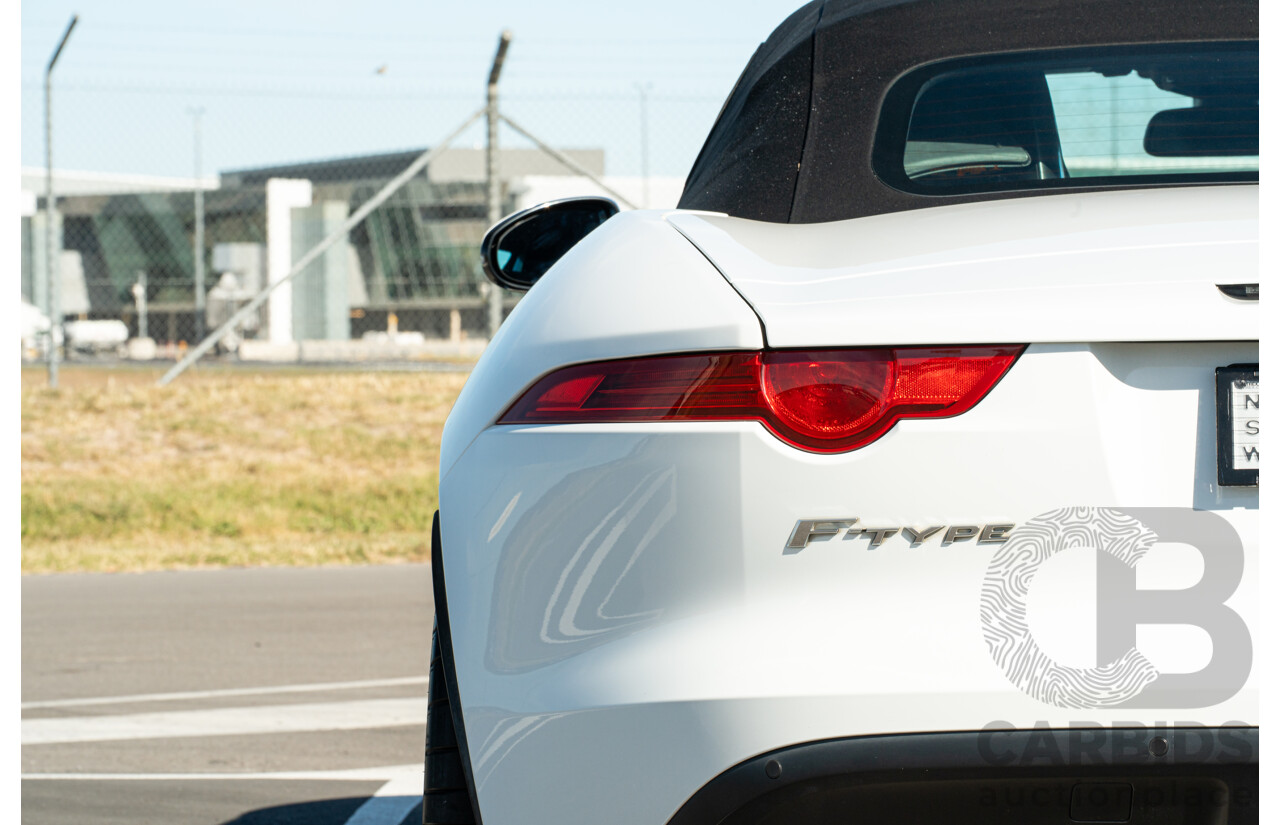 8/2013 Jaguar F-Type X152 2d Roadster Polaris White Supercharged V6 3.0L
