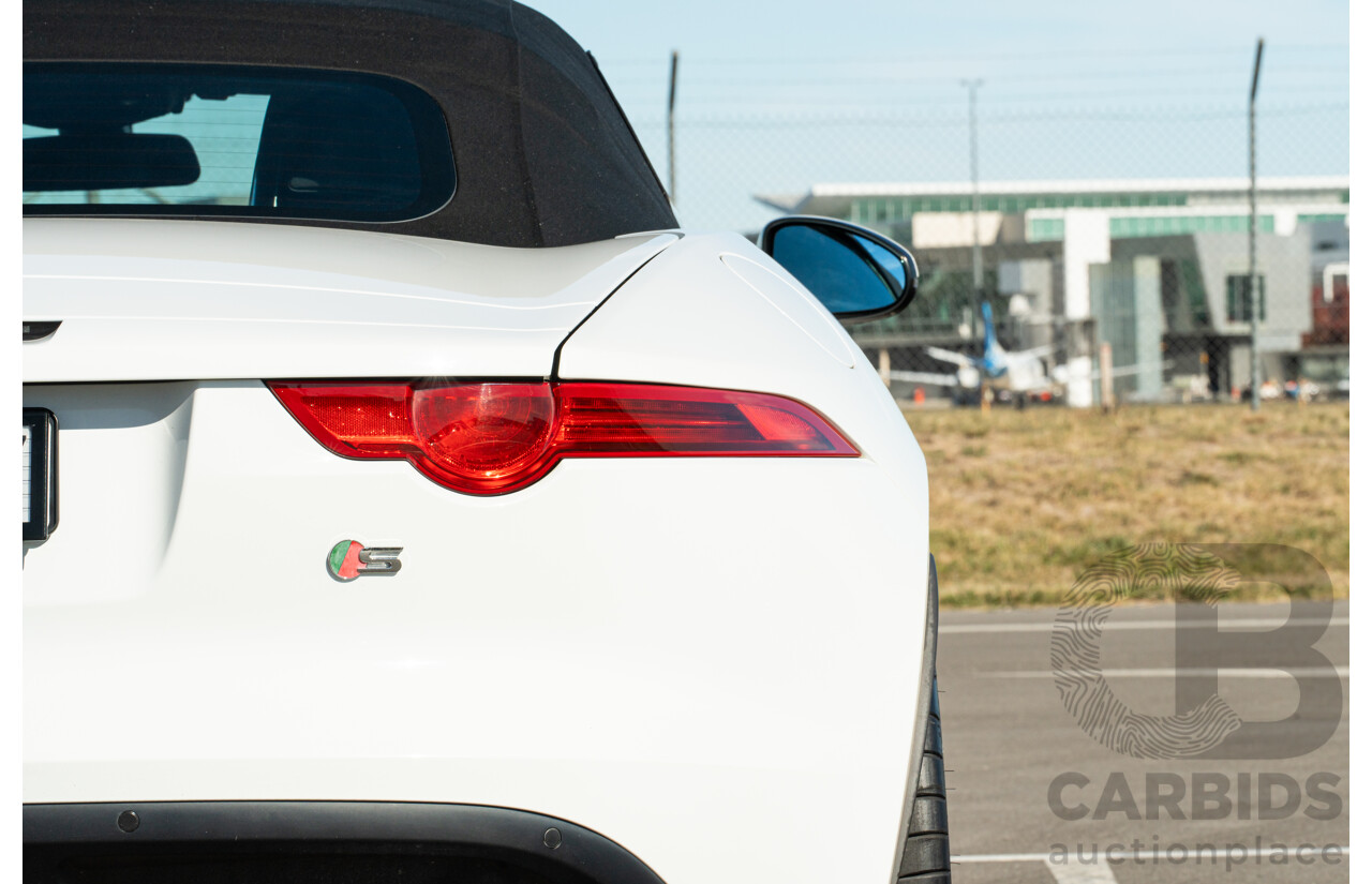 8/2013 Jaguar F-Type X152 2d Roadster Polaris White Supercharged V6 3.0L