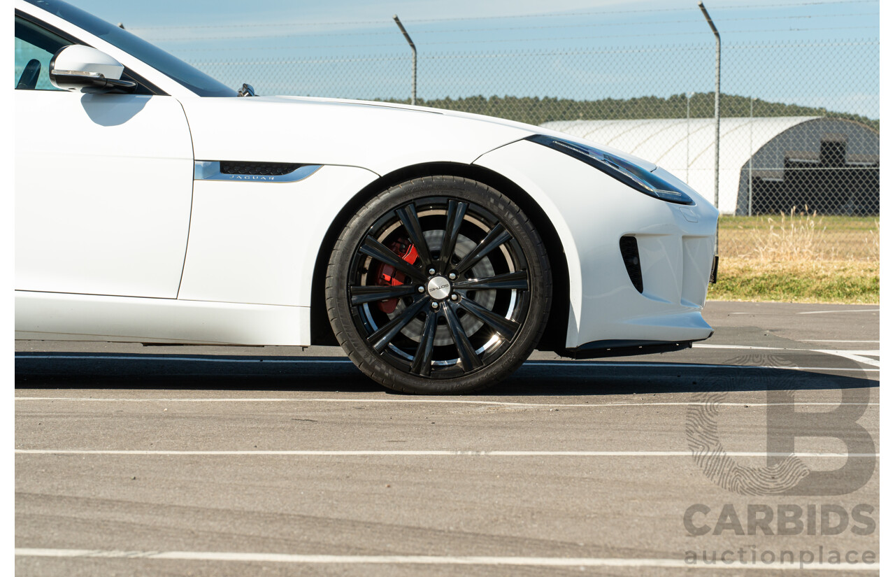 8/2013 Jaguar F-Type X152 2d Roadster Polaris White Supercharged V6 3.0L