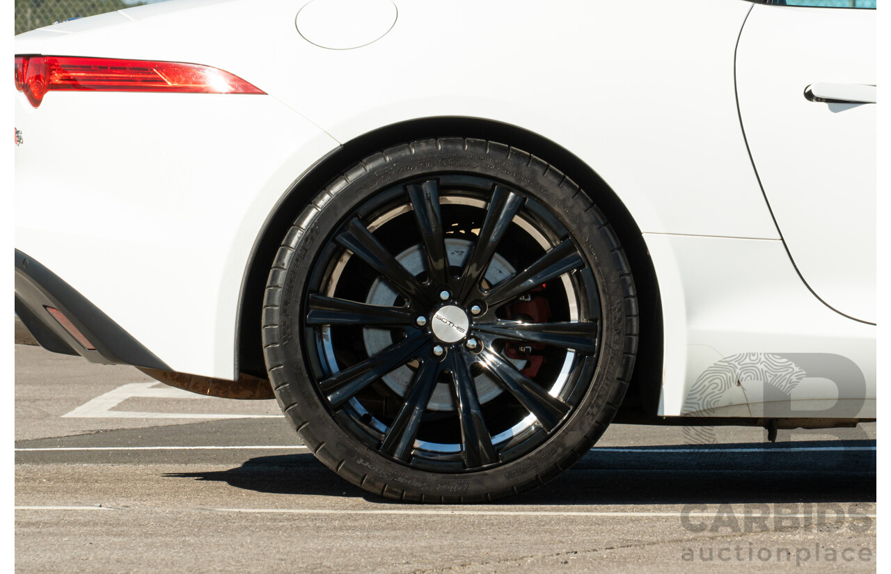 8/2013 Jaguar F-Type X152 2d Roadster Polaris White Supercharged V6 3.0L