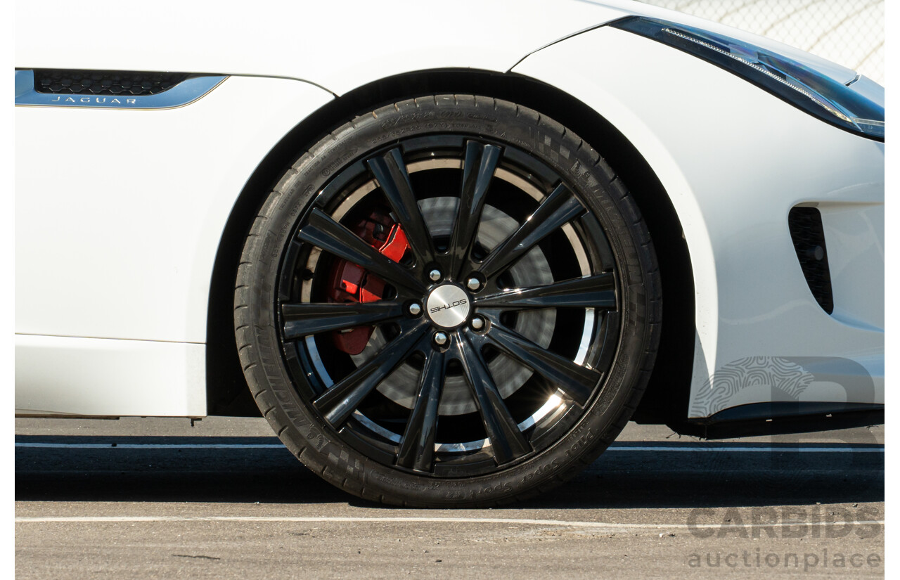 8/2013 Jaguar F-Type X152 2d Roadster Polaris White Supercharged V6 3.0L