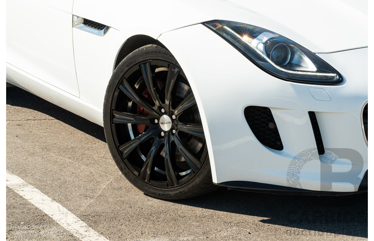 8/2013 Jaguar F-Type X152 2d Roadster Polaris White Supercharged V6 3.0L