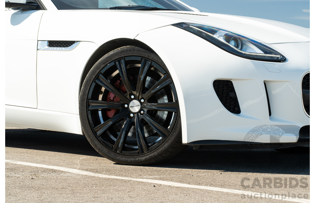 8/2013 Jaguar F-Type X152 2d Roadster Polaris White Supercharged V6 3.0L