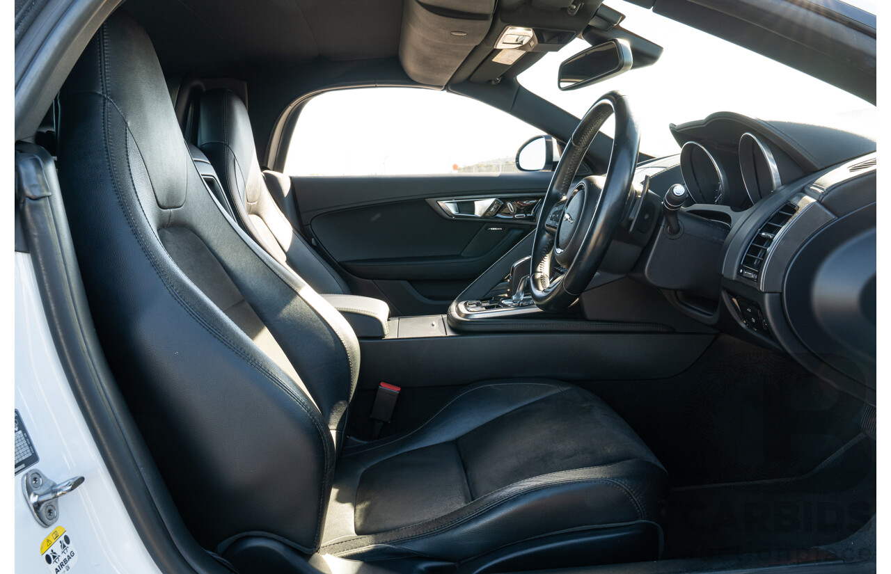 8/2013 Jaguar F-Type X152 2d Roadster Polaris White Supercharged V6 3.0L