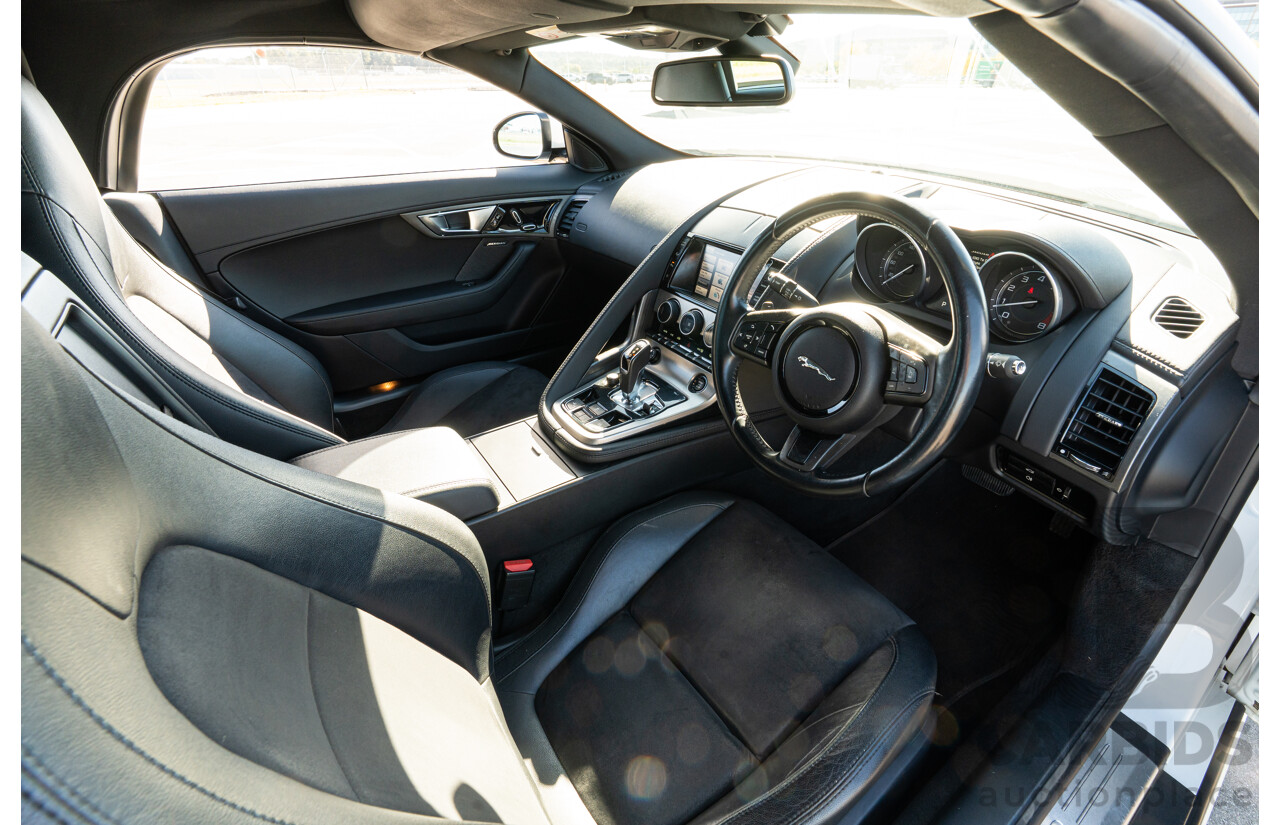 8/2013 Jaguar F-Type X152 2d Roadster Polaris White Supercharged V6 3.0L