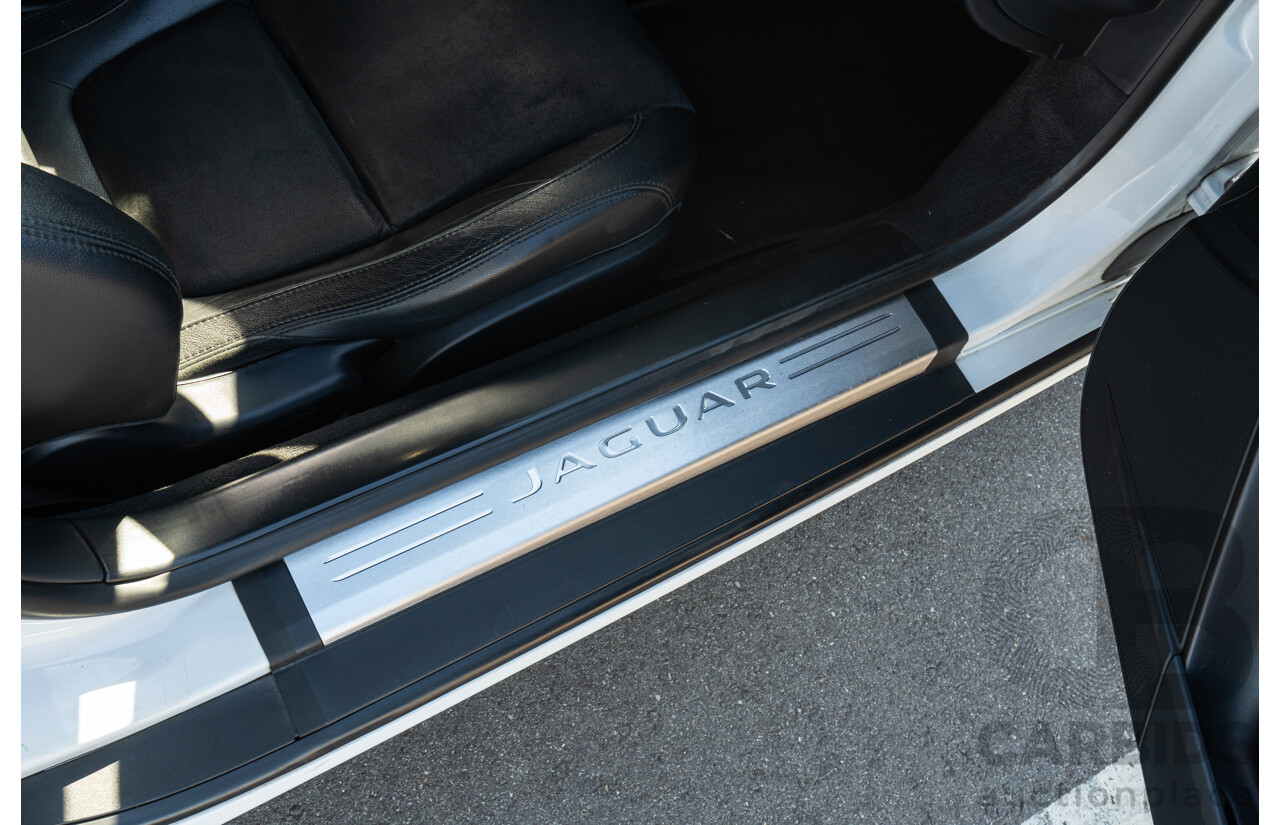 8/2013 Jaguar F-Type X152 2d Roadster Polaris White Supercharged V6 3.0L