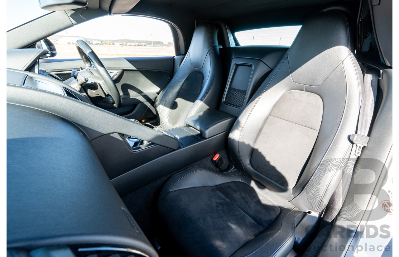 8/2013 Jaguar F-Type X152 2d Roadster Polaris White Supercharged V6 3.0L