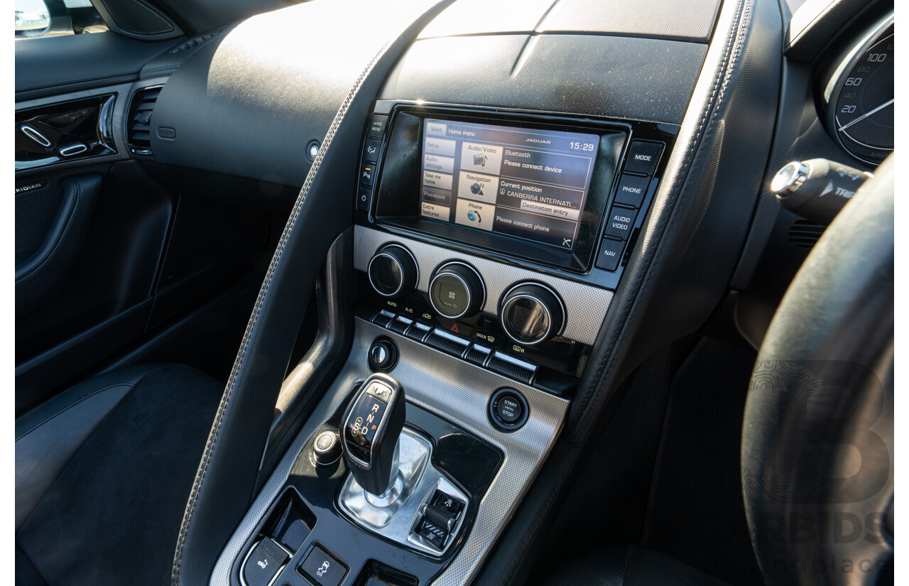 8/2013 Jaguar F-Type X152 2d Roadster Polaris White Supercharged V6 3.0L