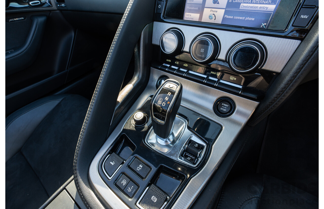 8/2013 Jaguar F-Type X152 2d Roadster Polaris White Supercharged V6 3.0L