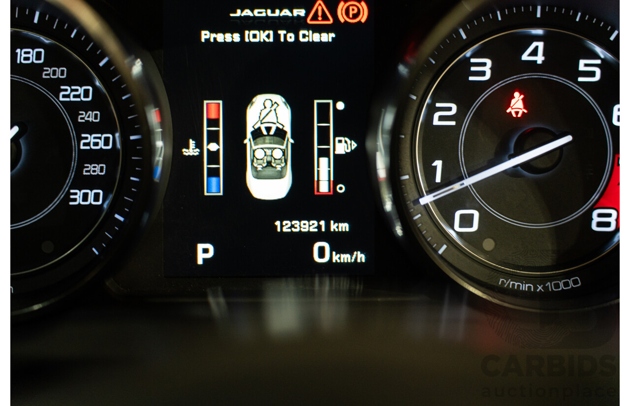 8/2013 Jaguar F-Type X152 2d Roadster Polaris White Supercharged V6 3.0L