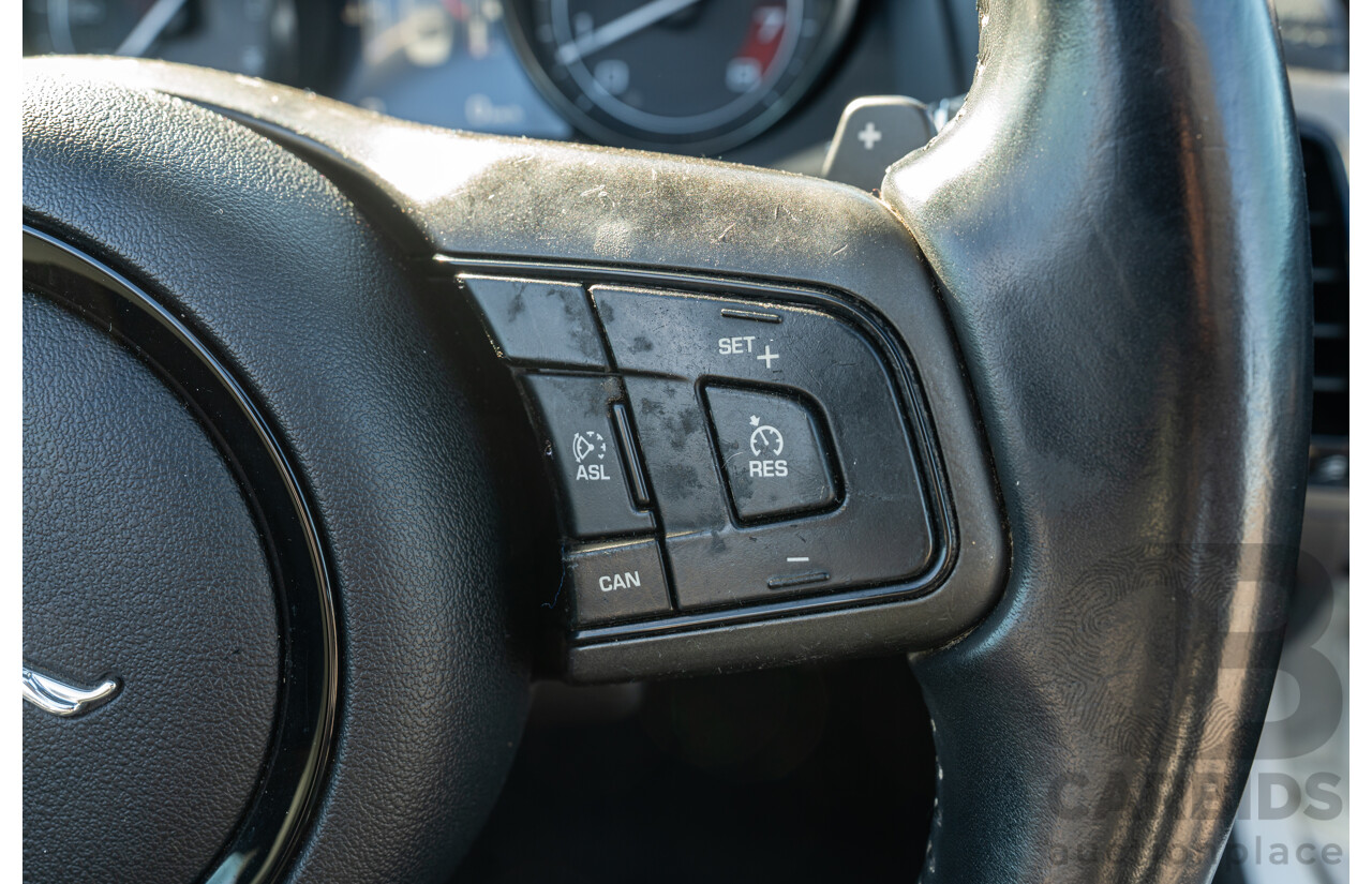 8/2013 Jaguar F-Type X152 2d Roadster Polaris White Supercharged V6 3.0L