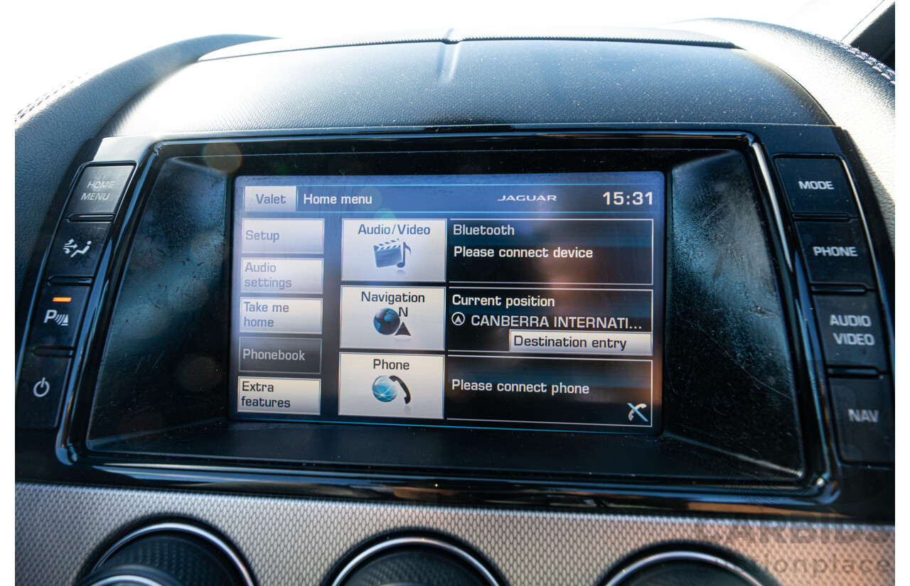 8/2013 Jaguar F-Type X152 2d Roadster Polaris White Supercharged V6 3.0L