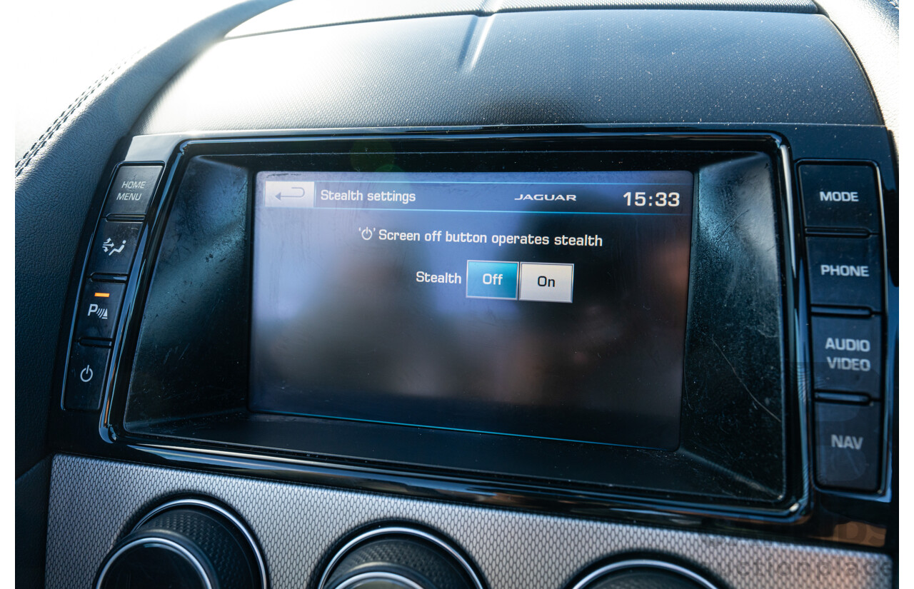 8/2013 Jaguar F-Type X152 2d Roadster Polaris White Supercharged V6 3.0L