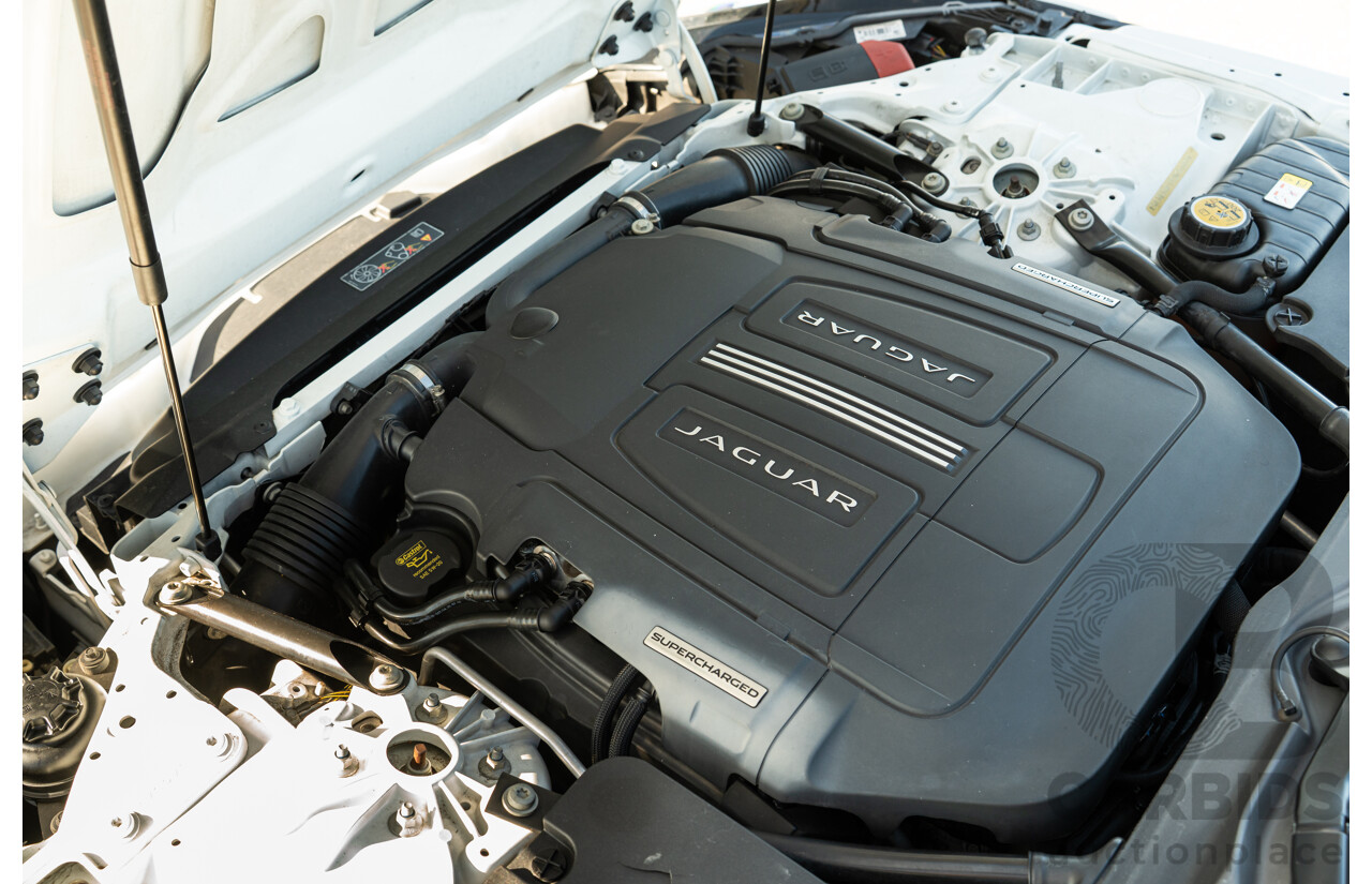 8/2013 Jaguar F-Type X152 2d Roadster Polaris White Supercharged V6 3.0L