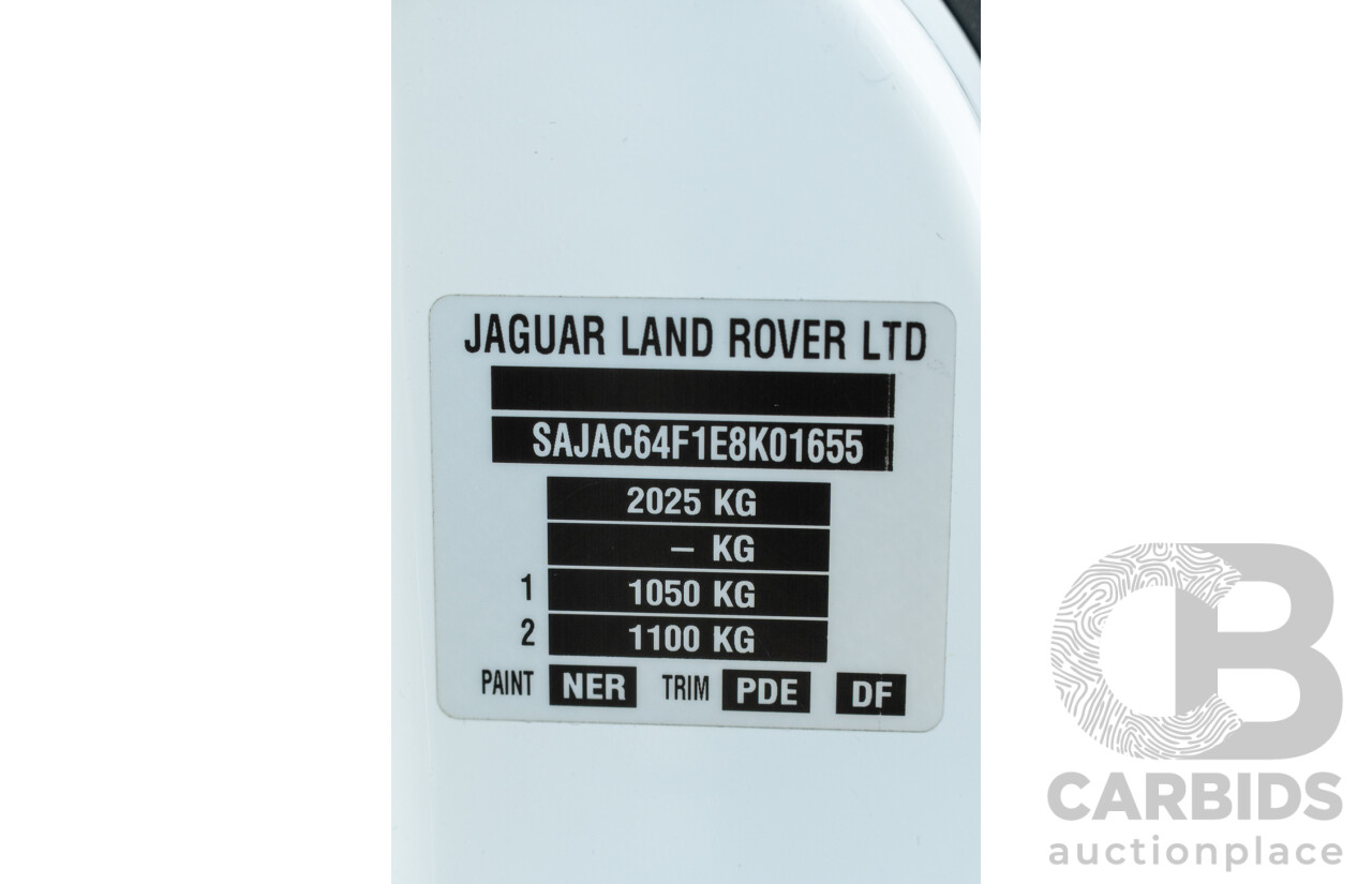 8/2013 Jaguar F-Type X152 2d Roadster Polaris White Supercharged V6 3.0L