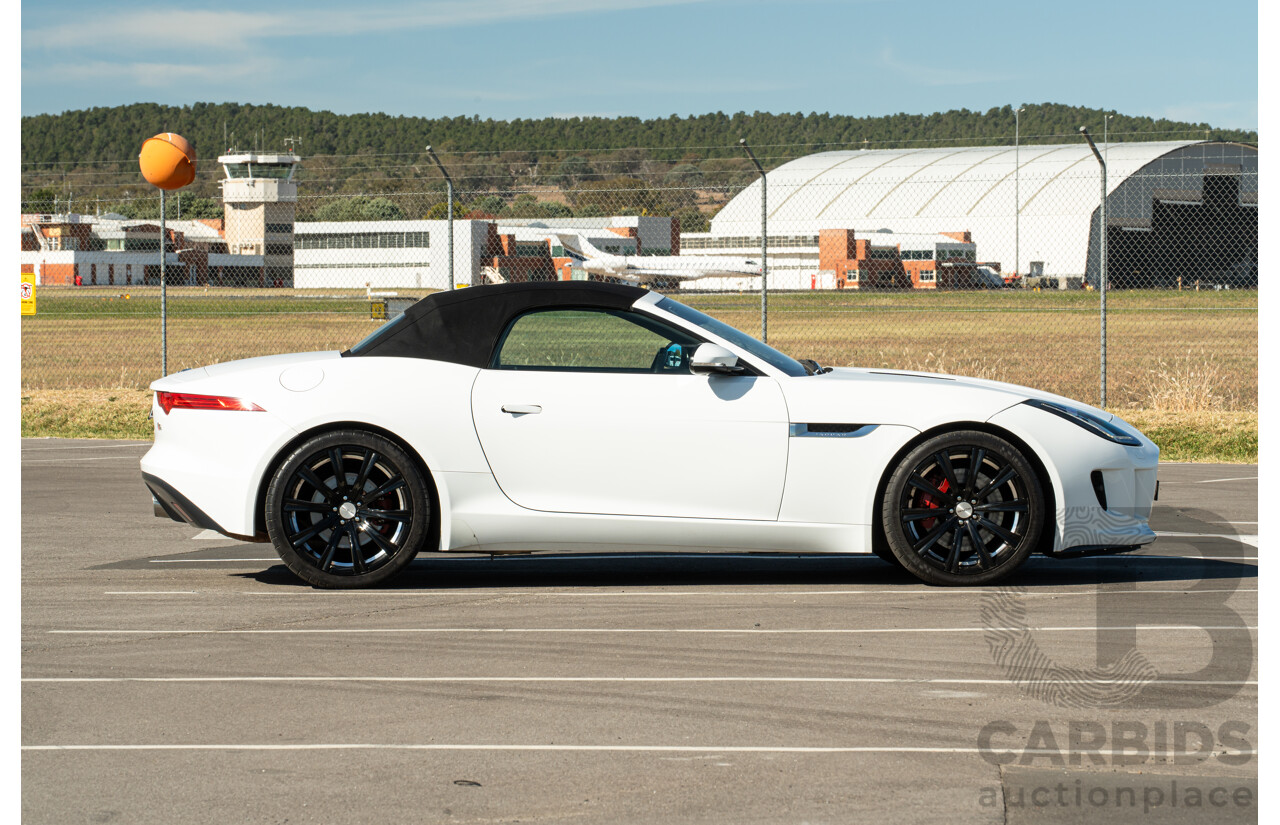 8/2013 Jaguar F-Type X152 2d Roadster Polaris White Supercharged V6 3.0L
