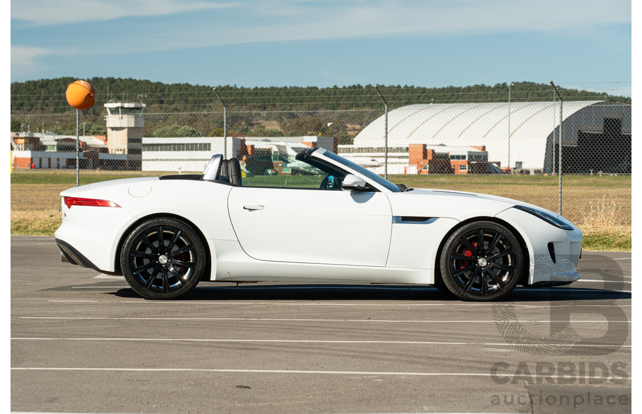 8/2013 Jaguar F-Type X152 2d Roadster Polaris White Supercharged V6 3.0L