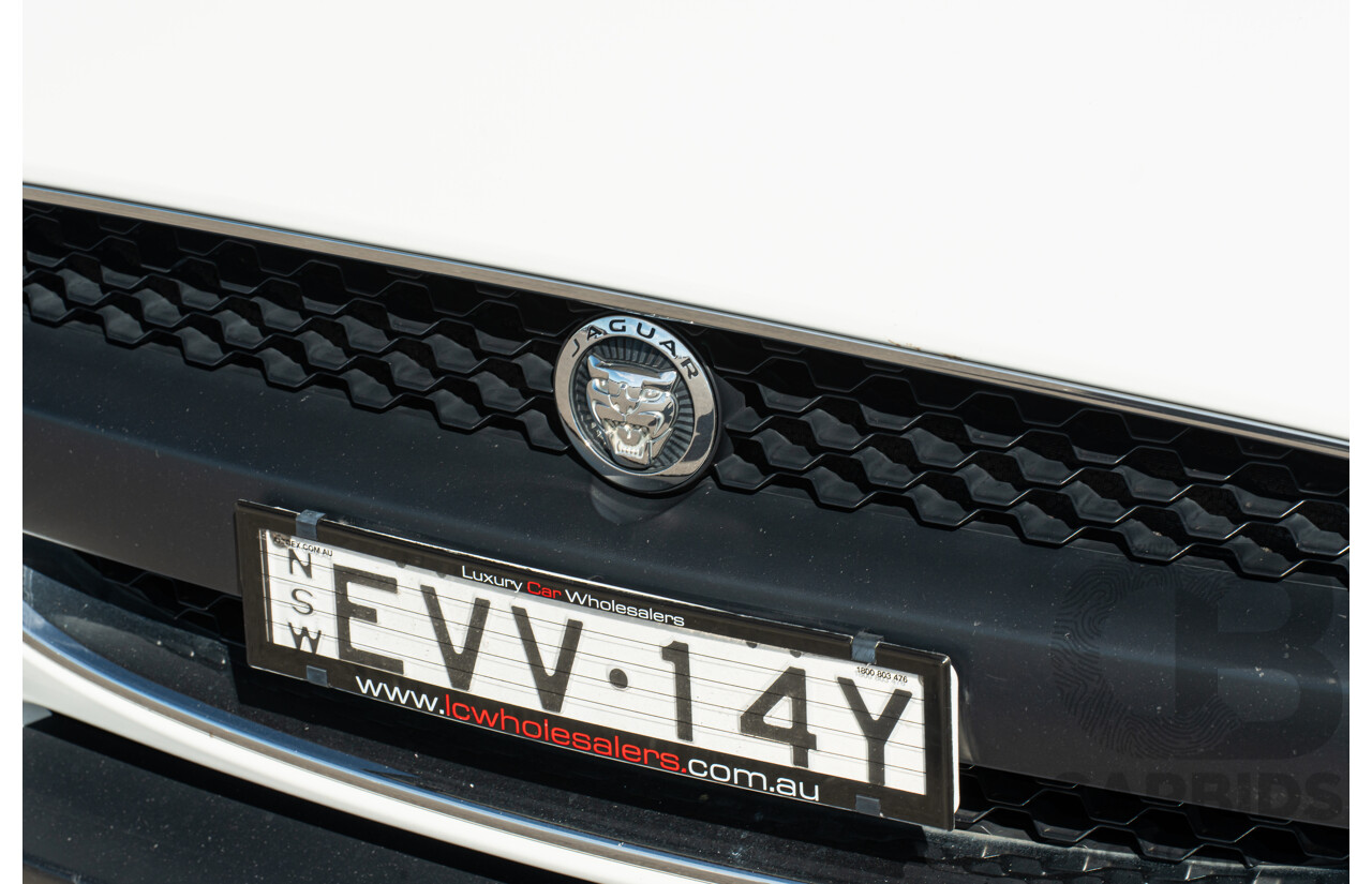 8/2013 Jaguar F-Type X152 2d Roadster Polaris White Supercharged V6 3.0L