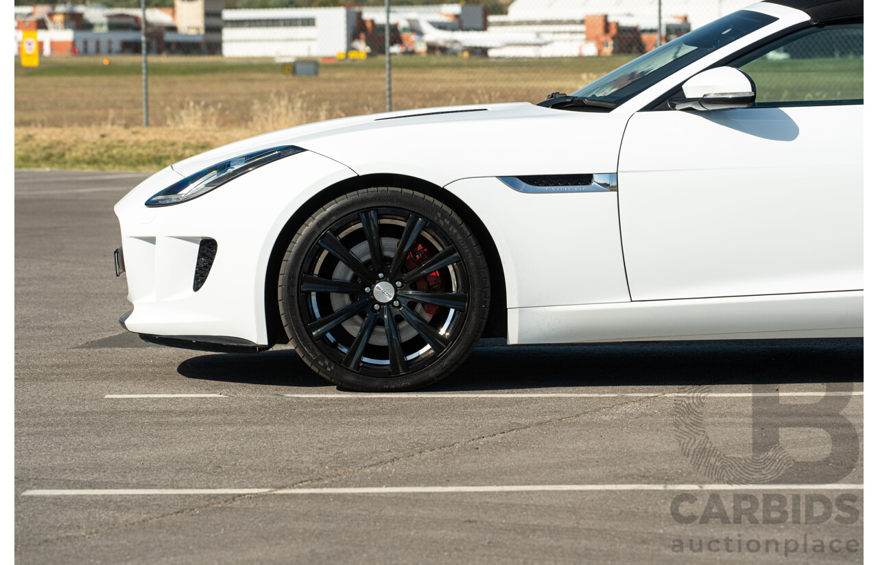 8/2013 Jaguar F-Type X152 2d Roadster Polaris White Supercharged V6 3.0L