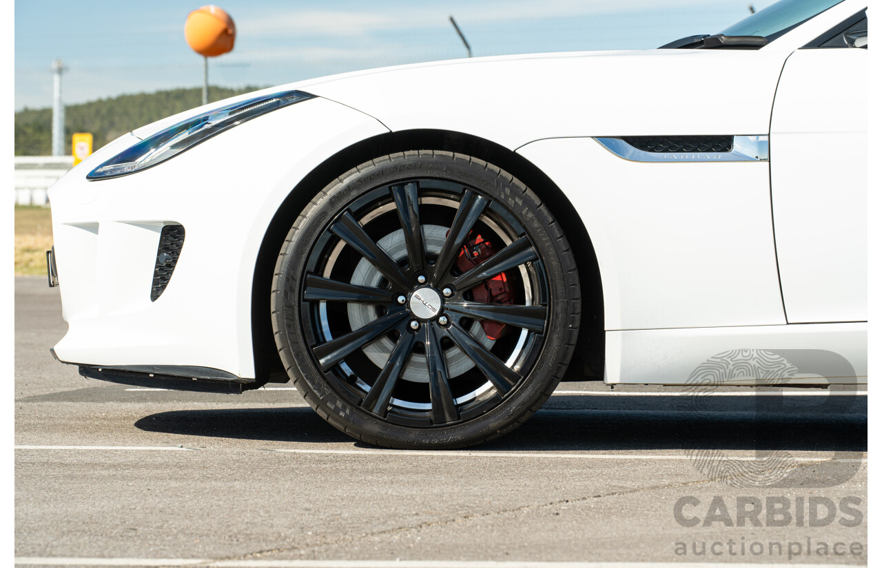 8/2013 Jaguar F-Type X152 2d Roadster Polaris White Supercharged V6 3.0L