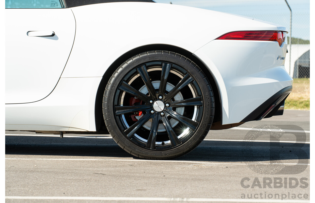 8/2013 Jaguar F-Type X152 2d Roadster Polaris White Supercharged V6 3.0L