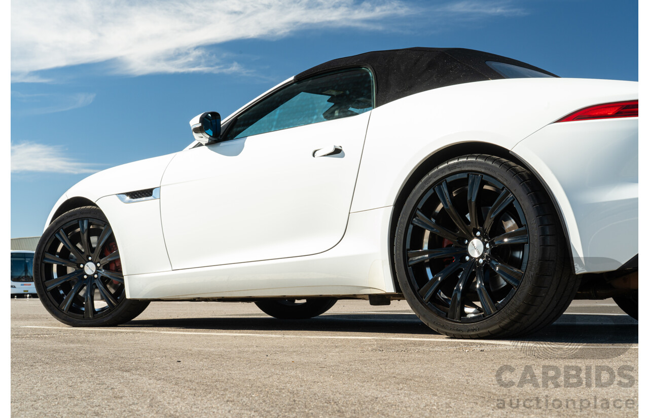 8/2013 Jaguar F-Type X152 2d Roadster Polaris White Supercharged V6 3.0L