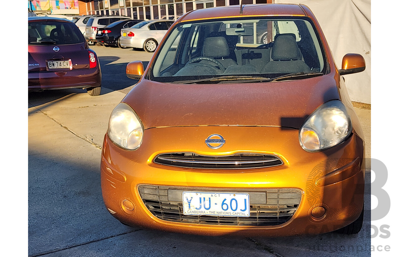 5/2011 Nissan Micra ST-L K13 5d Hatchback Gold 1.5L