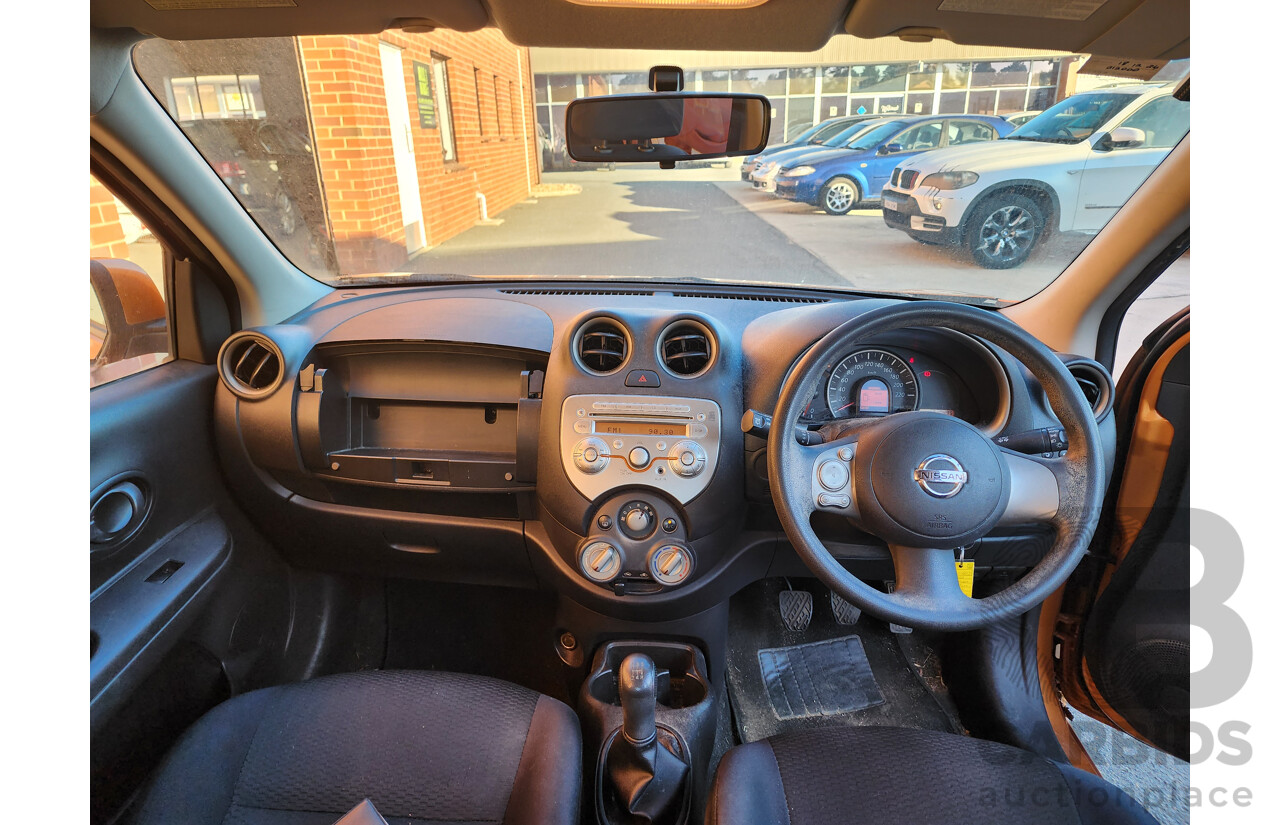 5/2011 Nissan Micra ST-L K13 5d Hatchback Gold 1.5L