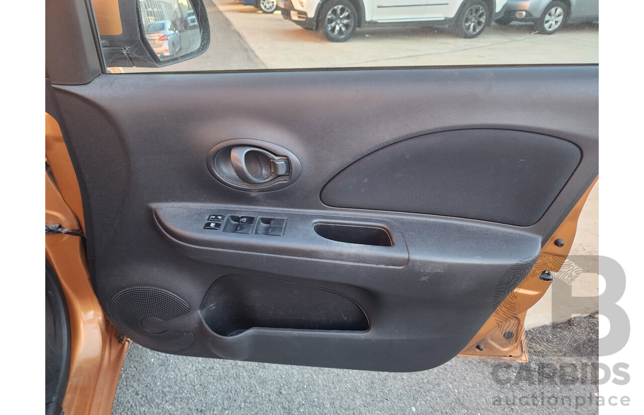 5/2011 Nissan Micra ST-L K13 5d Hatchback Gold 1.5L