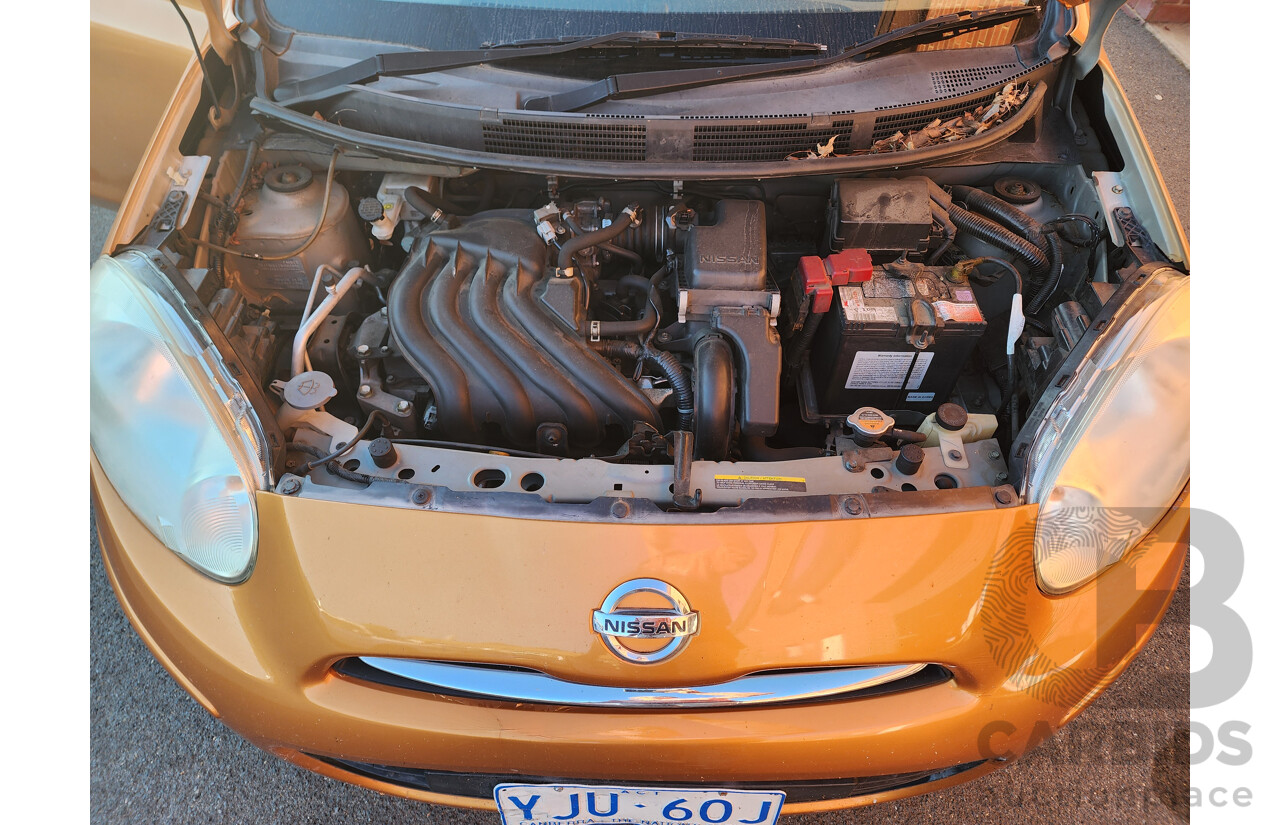 5/2011 Nissan Micra ST-L K13 5d Hatchback Gold 1.5L