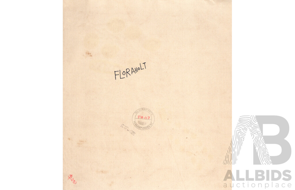 Flora Holt, (20th Century, Indigenous-Australian), Star, Moon & Animals/Bushtucker and More, Collection of Four Acrylics on Canvas, 67 x 67 cm (largest canvas) (4)