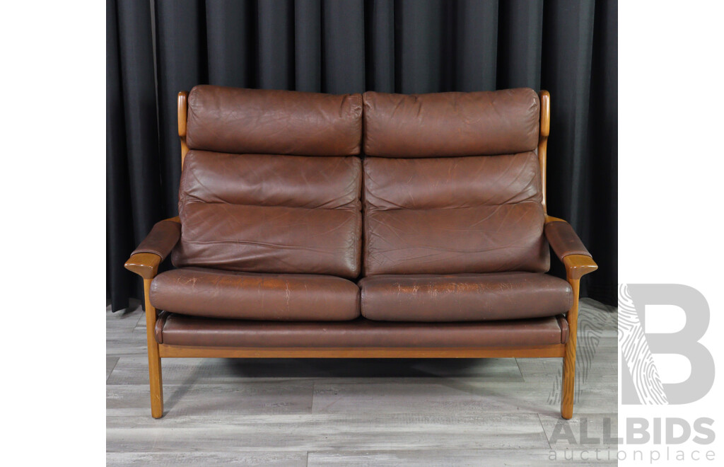 Three Piece Modern Leather Tessa Lounge Suite